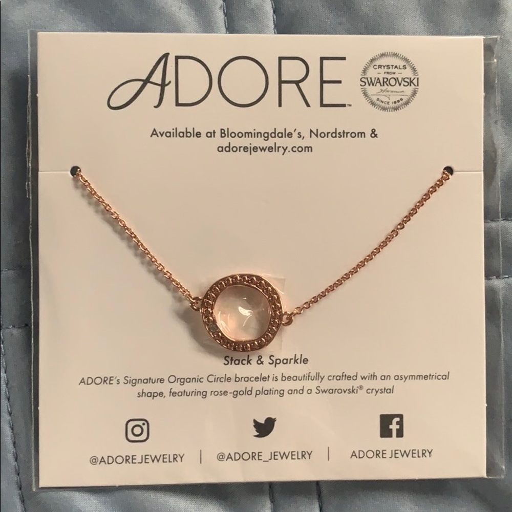 Rose gold bracelet